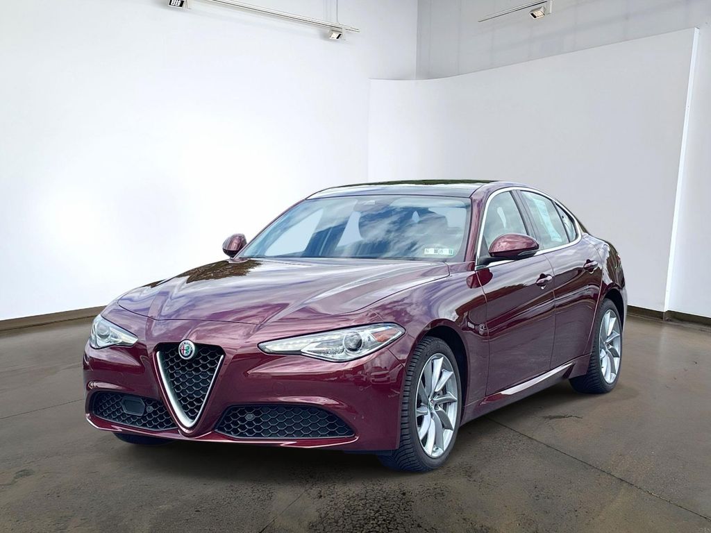 Monza Red Metallic 2017 Alfa Romeo Giulia AWD Sedan All-Wheel Drive 8-Speed Automatic