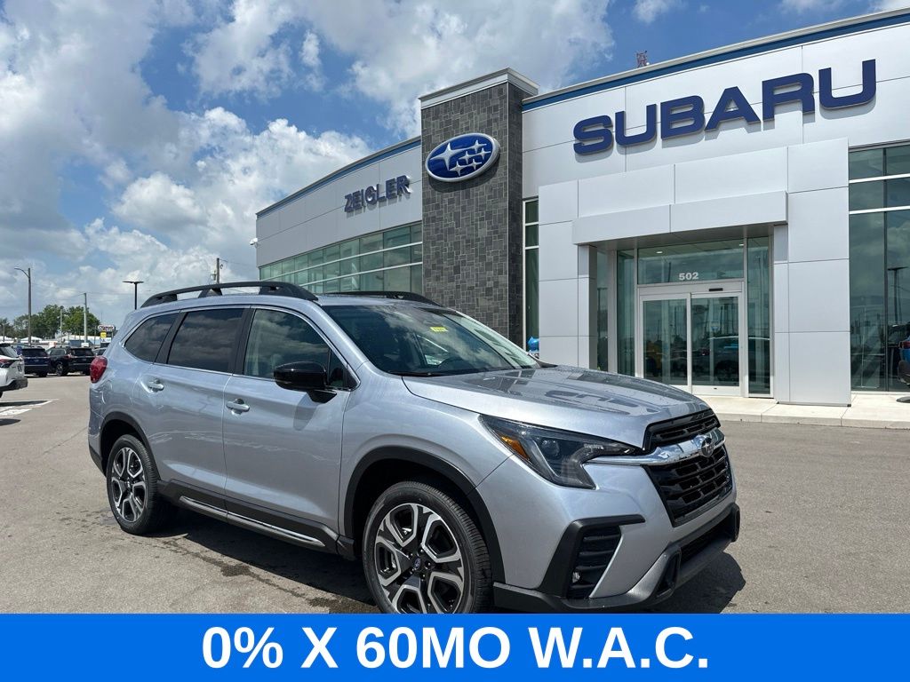 Ice Silver Metallic 2026 Subaru Ascent SUV / Crossover All-Wheel Drive Continuously Variable Transmission