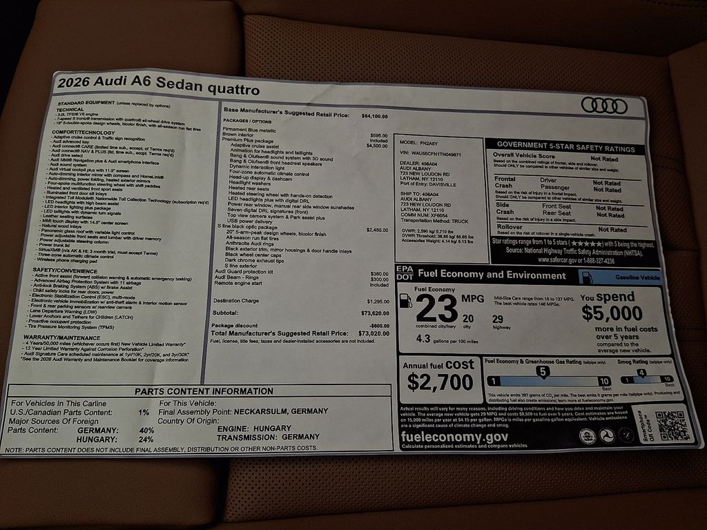 Thumbnail: 2026 Audi A6 - 19