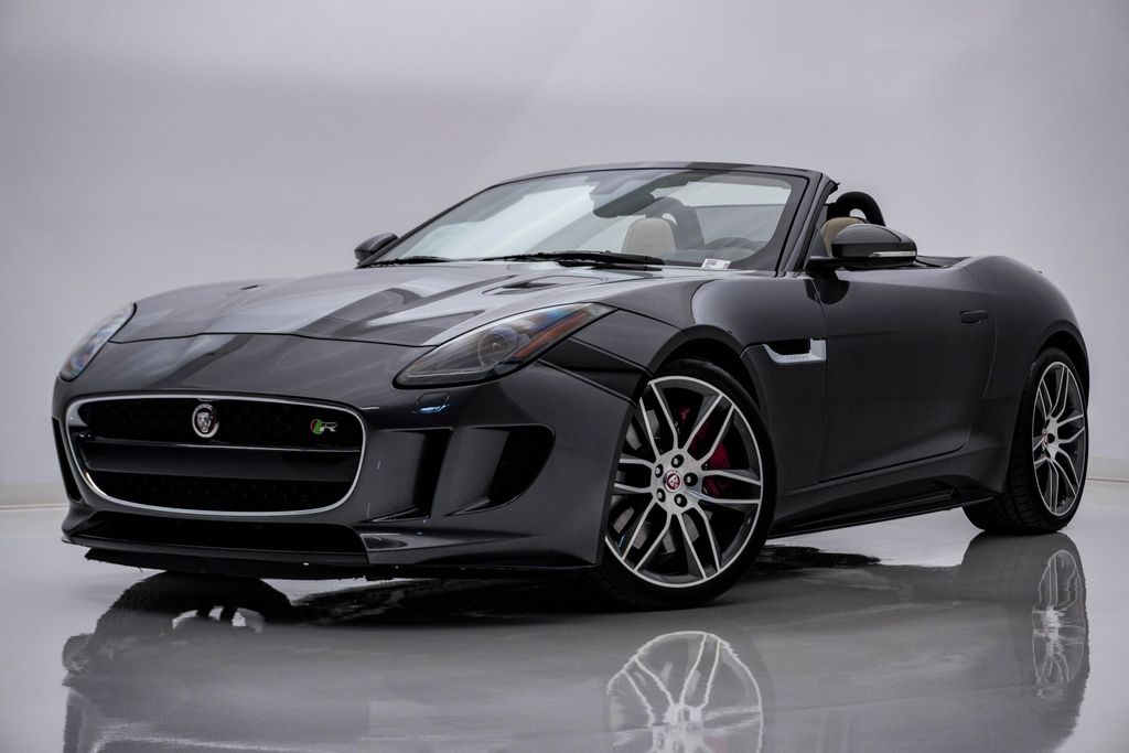 Stratus Gray Metallic 2016 Jaguar F-TYPE R Convertible AWD Convertible All-Wheel Drive 8-Speed Automatic