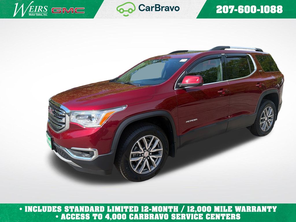 Crimson Red Tintcoat 2018 GMC Acadia SLE-2 AWD SUV / Crossover Four-Wheel Drive 6-Speed Automatic