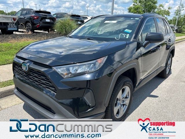 Midnight Black Metallic 2022 Toyota RAV4 Hybrid SUV / Crossover All-Wheel Drive Continuously Variable Transmission