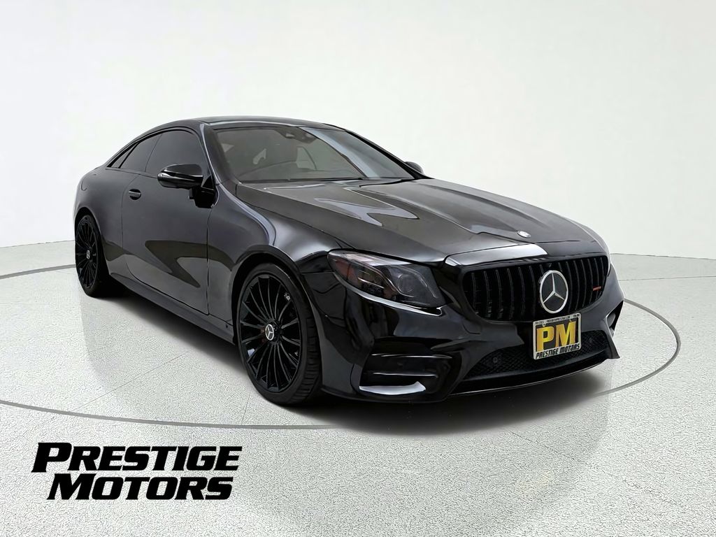 Black 2019 Mercedes-Benz E-Class Coupe All-Wheel Drive 9-Speed Automatic