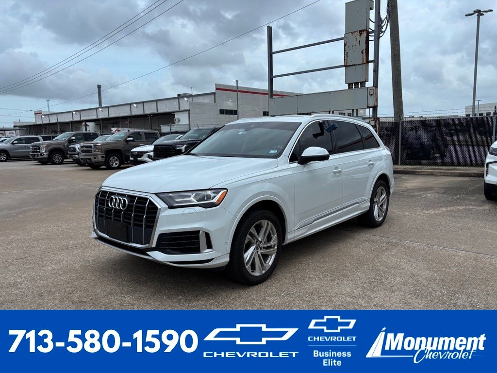 2020 Audi Q7 55 Premium Plus White at Ultimate Motorsports