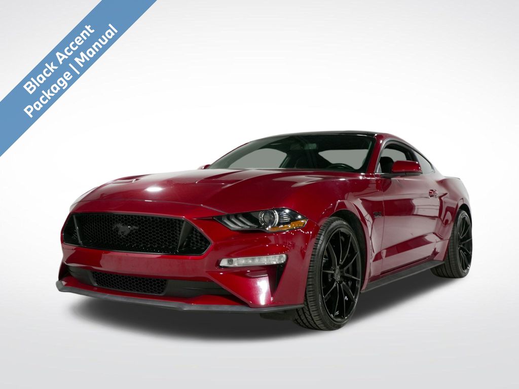 Red Metallic 2020 Ford Mustang Coupe Rear-Wheel Drive 6-Speed Manual