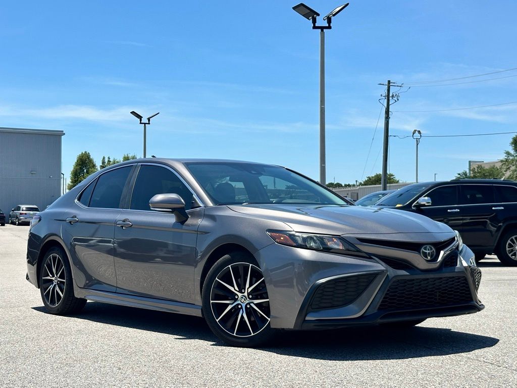 Predawn Gray Mica 2021 Toyota Camry SE FWD Sedan Front-Wheel Drive 8-Speed Automatic