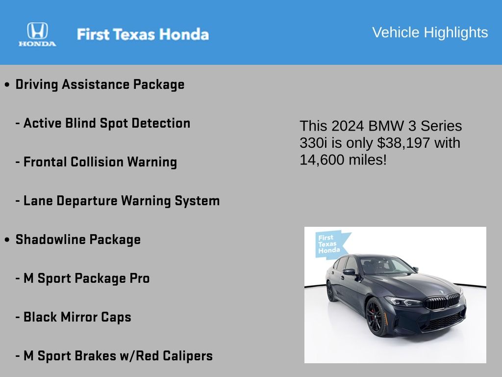 2024 Bmw 3 Series  330i In Austin, Texas