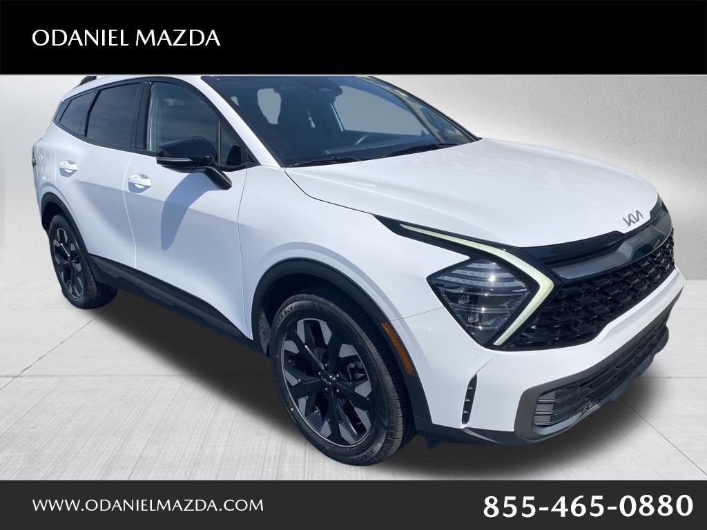 Glacial White Pearl 2024 Kia Sportage SUV / Crossover All-Wheel Drive 8-Speed Automatic