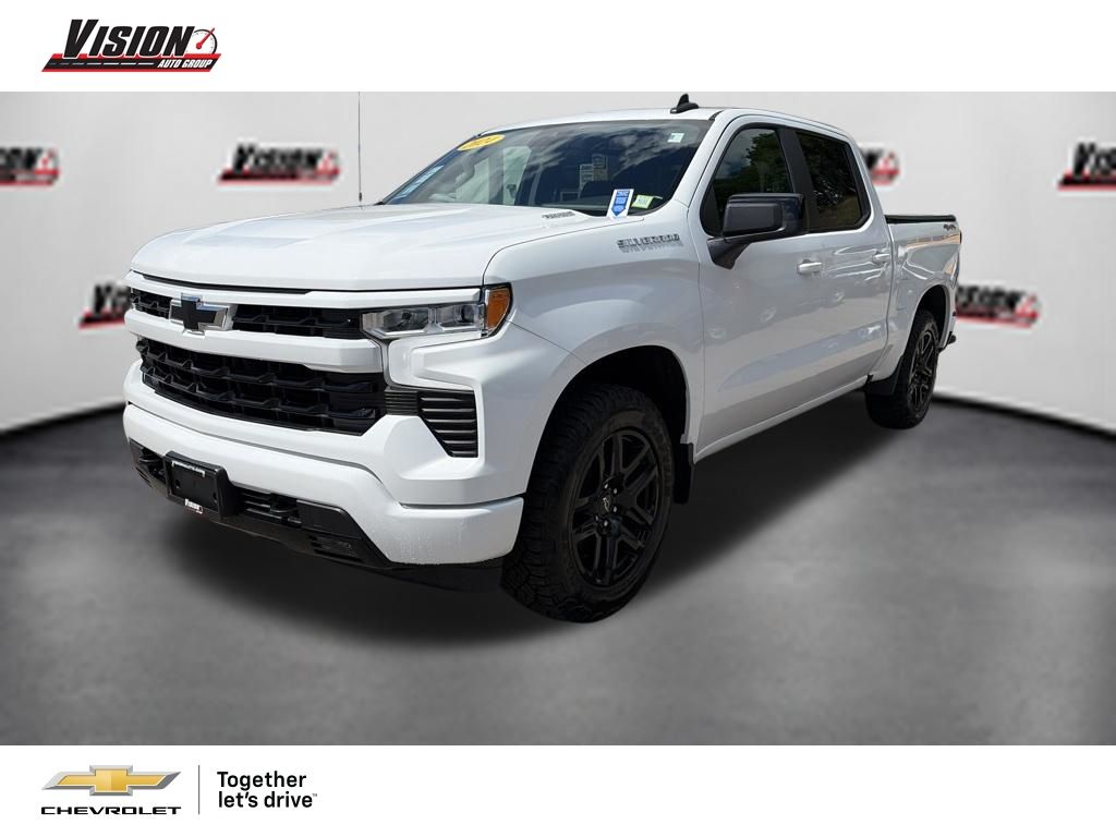 Summit White 2024 Chevrolet Silverado 1500 Pickup Truck Four-Wheel Drive 8-Speed Automatic