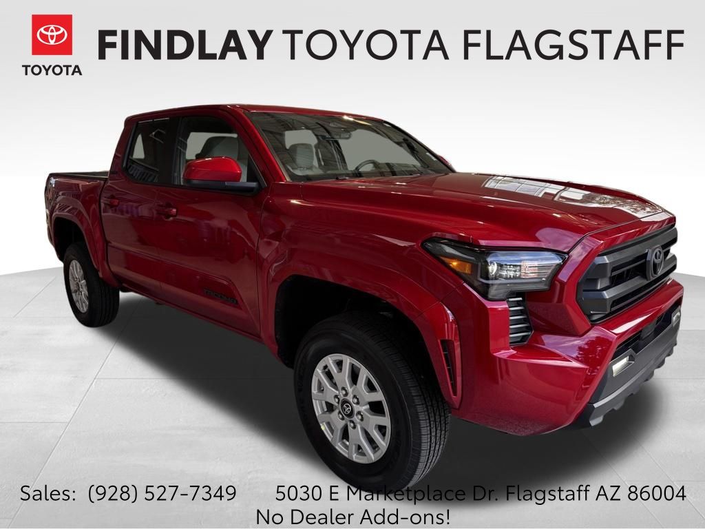 Red 2025 Toyota Tacoma Pickup Truck Four-Wheel Drive 8-Speed Automatic