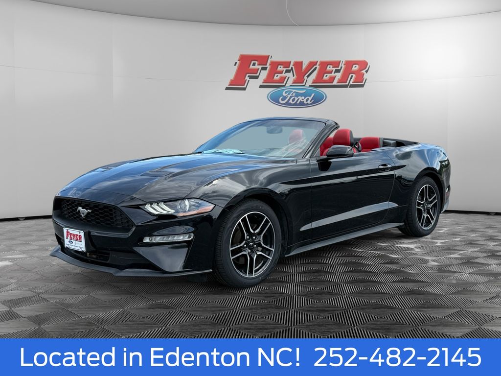 Shadow Black 2018 Ford Mustang Convertible Rear-Wheel Drive Automatic
