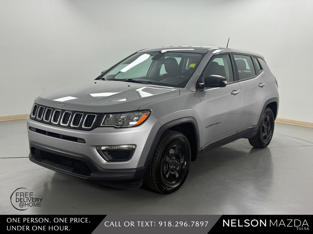 Billet Silver Metallic Clearcoat 2019 Jeep Compass Sport FWD SUV / Crossover Front-Wheel Drive 6-Speed Automatic