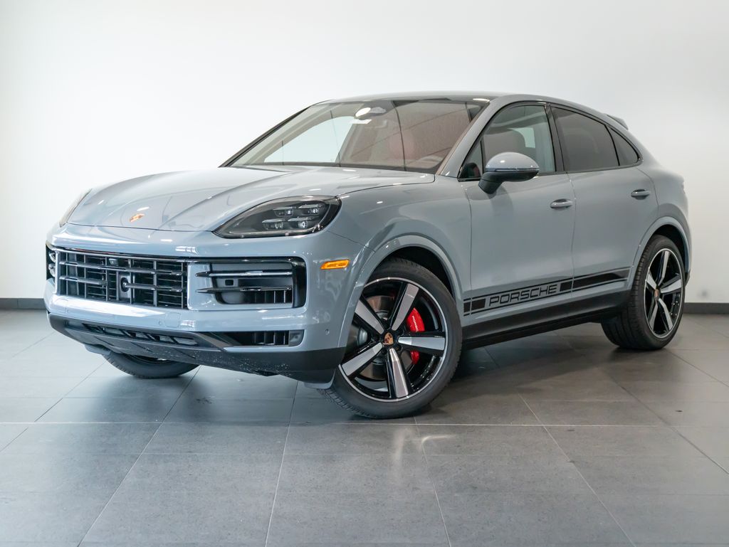 Gray (Arctic Grey) 2026 Porsche Cayenne Coupe S AWD Coupe All-Wheel Drive 8-Speed Automatic