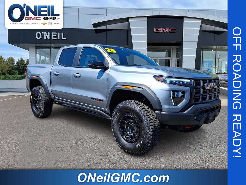 Sterling Metallic 2024 GMC Canyon Pickup Truck Four-Wheel Drive 8-Speed Automatic