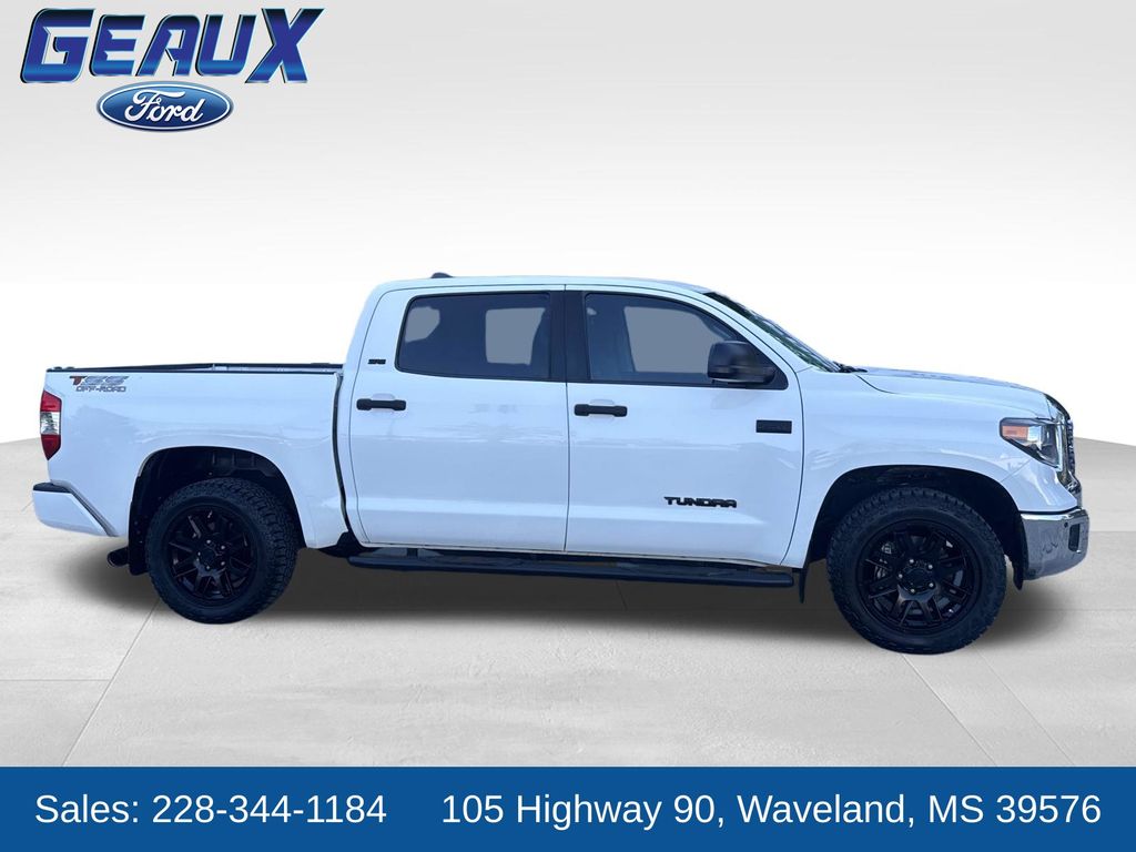 Super White 2021 Toyota Tundra Pickup Truck 4X2 6-Speed Automatic Overdrive
