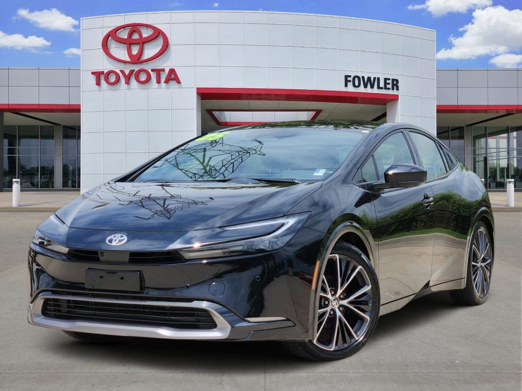 Midnight Black Metallic 2025 Toyota Prius Limited FWD Hatchback Front-Wheel Drive Continuously Variable Transmission