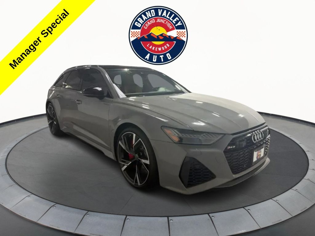 Nardo Gray 2022 Audi RS 6 Avant Wagon All-Wheel Drive Automatic