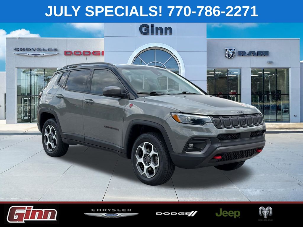 Sting-Gray Clearcoat 2022 Jeep Compass SUV / Crossover Four-Wheel Drive 9-Speed Automatic