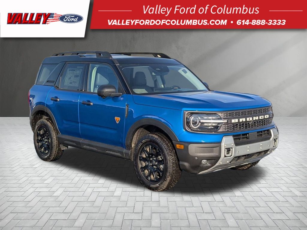 Velocity Blue Metallic 2025 Ford Bronco Sport SUV / Crossover All-Wheel Drive 8-Speed Automatic