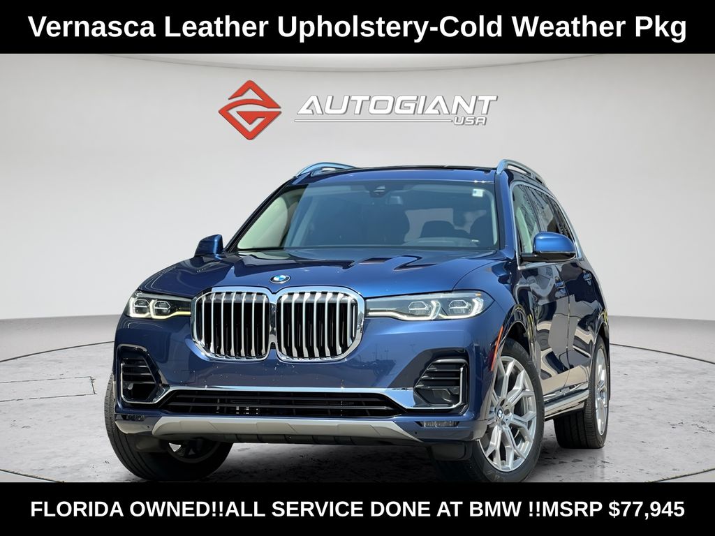 Phytonic Blue Metallic 2020 BMW X7 SUV / Crossover All-Wheel Drive Automatic