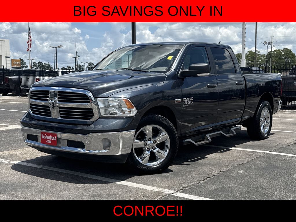 Gray (Maximum Steel Metallic Clearcoat) 2019 RAM 1500 Pickup Truck Four-Wheel Drive 8-Speed Automatic