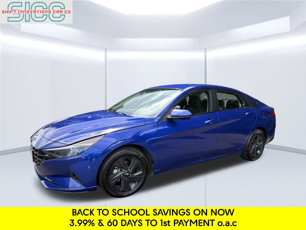 Intense Blue 2023 Hyundai Elantra Hybrid Sedan Front-Wheel Drive 6-Speed Dual Clutch