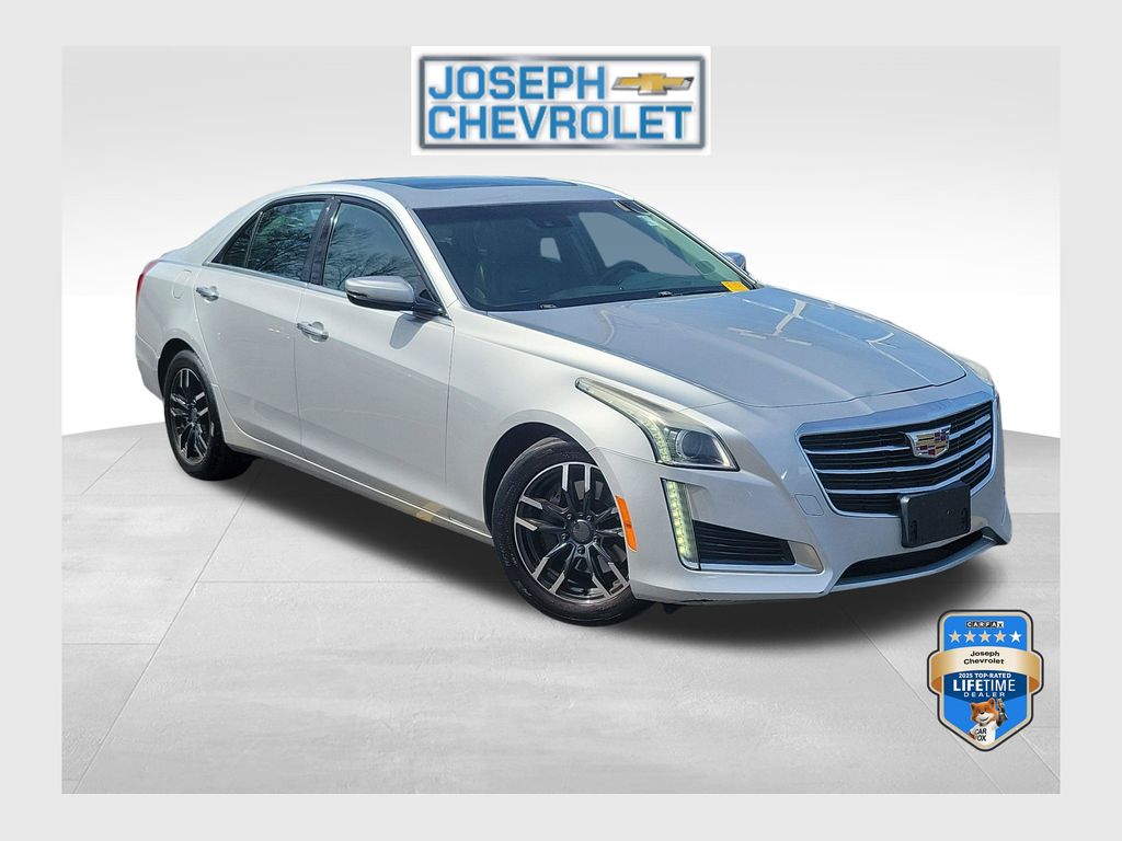 Radiant Silver Metallic 2016 Cadillac CTS 2.0T Luxury AWD Sedan All-Wheel Drive 8-Speed Automatic