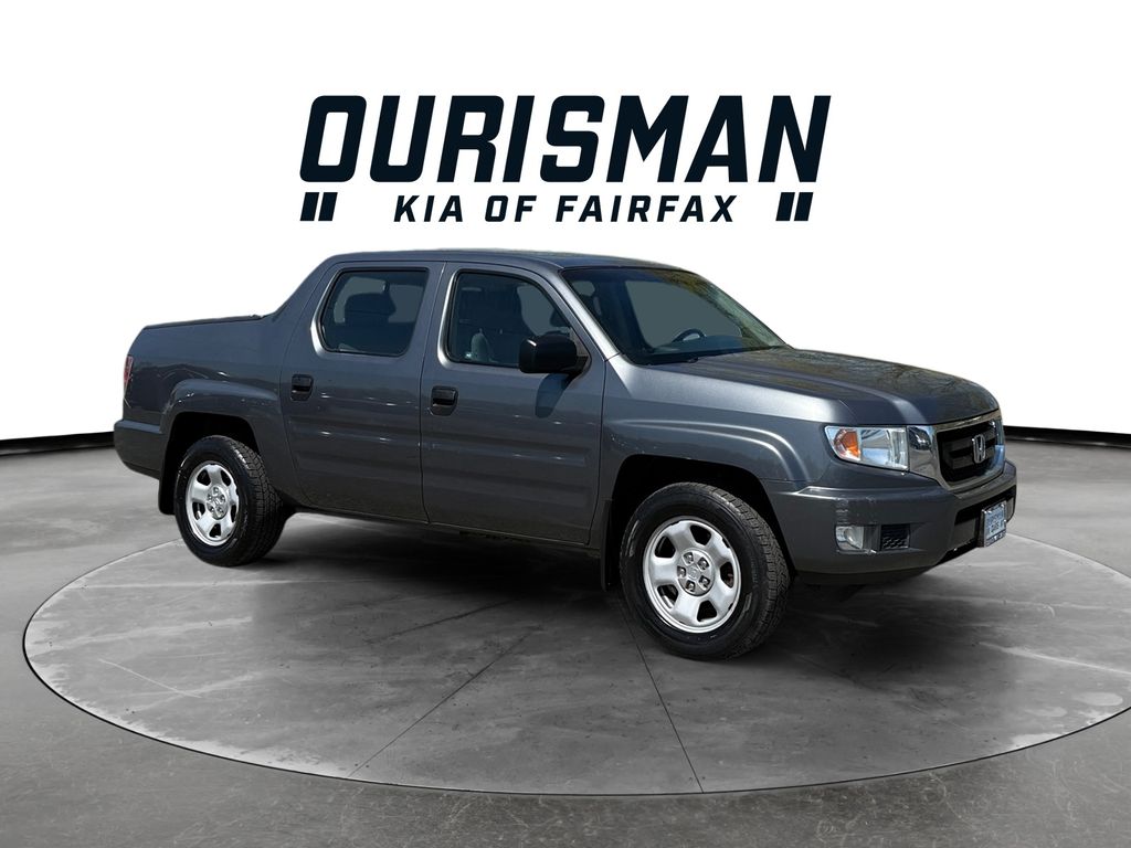 Polished Metal Metallic 2011 Honda Ridgeline RT Pickup Truck Four-Wheel Drive 5-Speed Automatic