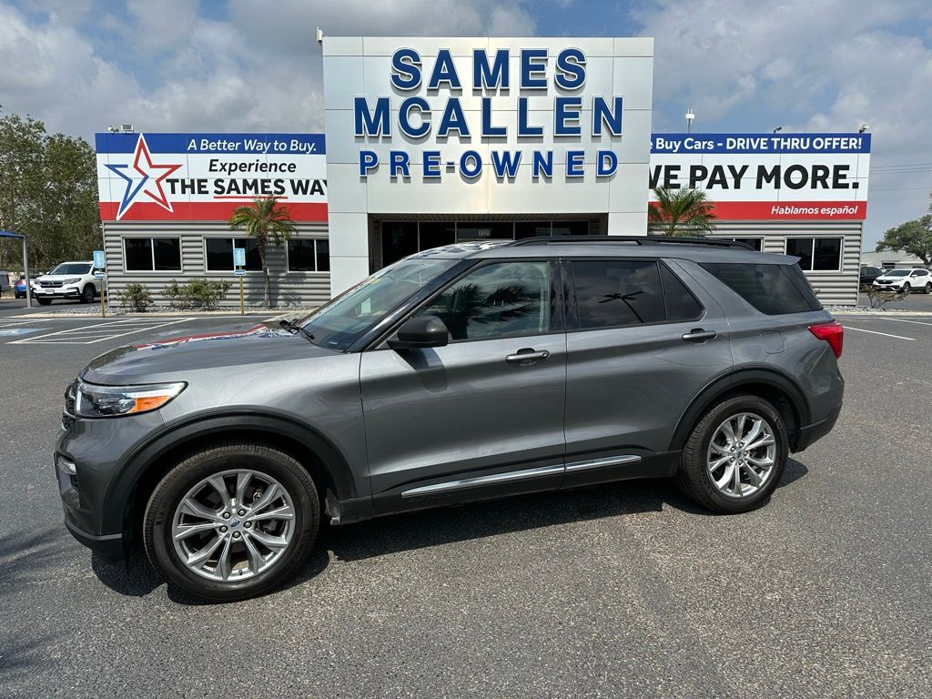 Carbonized Gray Metallic 2022 Ford Explorer XLT RWD SUV / Crossover Rear-Wheel Drive Automatic