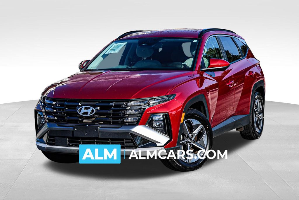 Ultimate Red 2025 Hyundai Tucson SUV / Crossover Front-Wheel Drive 8-Speed Automatic
