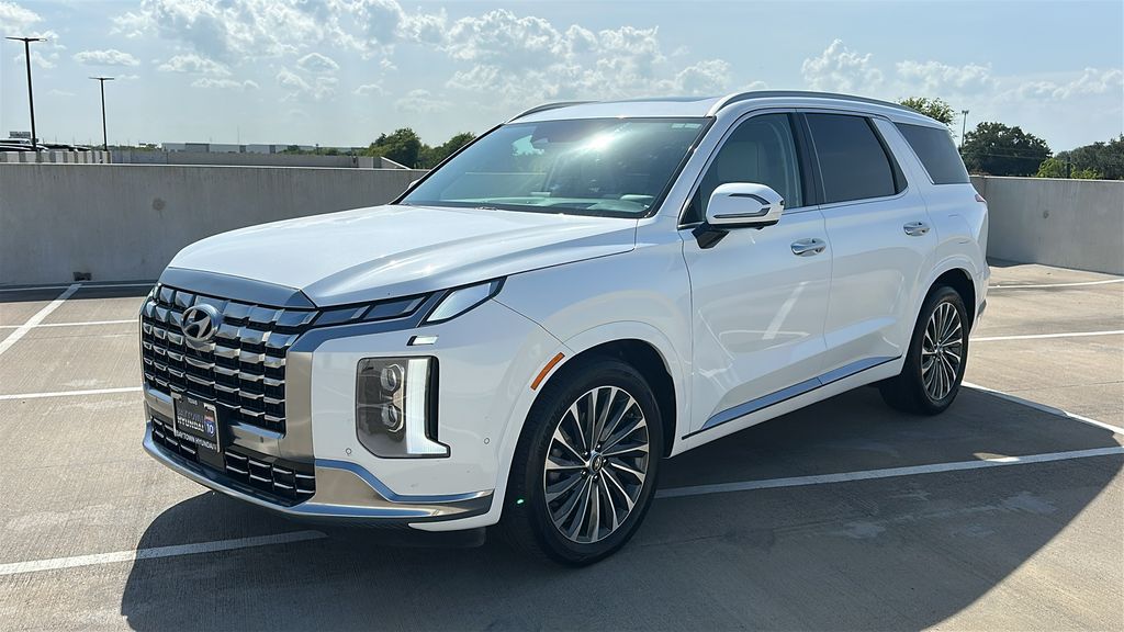2024 Hyundai Palisade Calligraphy White at Wharton Chevrolet GMC