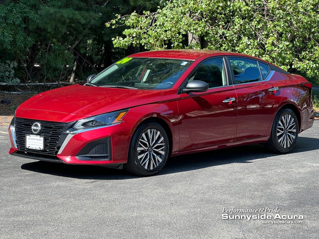 Red (Scarlet Ember) 2024 Nissan Altima Sedan Front-Wheel Drive Continuously Variable Transmission