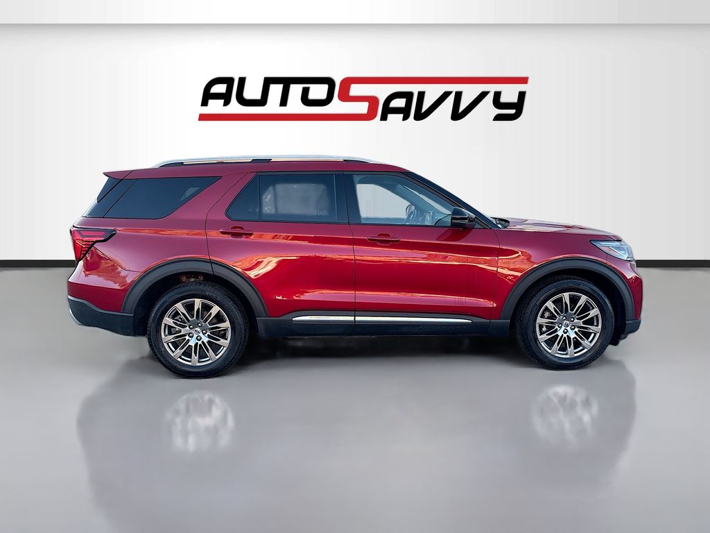 Used 2025 Red Ford Platinum image 8