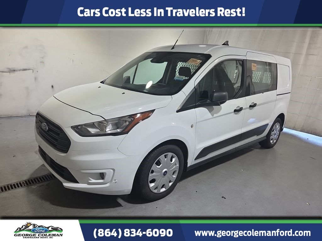Frozen White 2023 Ford Transit Connect Van Front-Wheel Drive 8-Speed Automatic