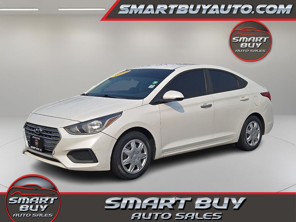 Frost White Pearl 2019 Hyundai Accent Sedan Front-Wheel Drive 6-Speed Automatic