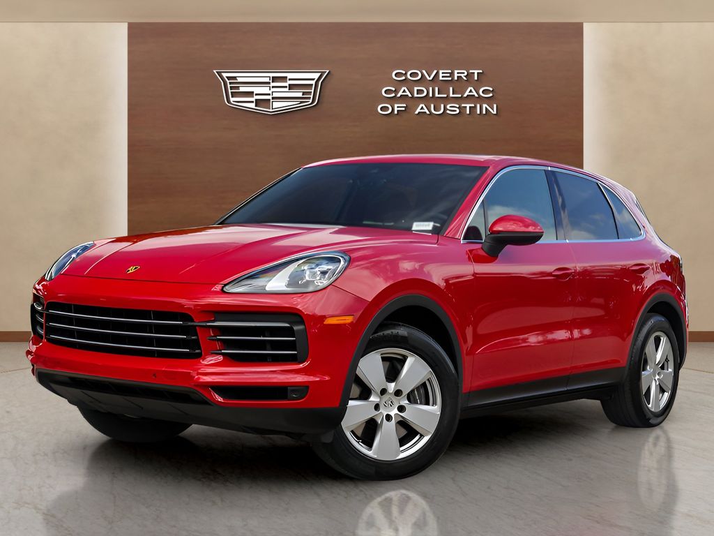 Red 2021 Porsche Cayenne AWD SUV / Crossover All-Wheel Drive 8-Speed Automatic