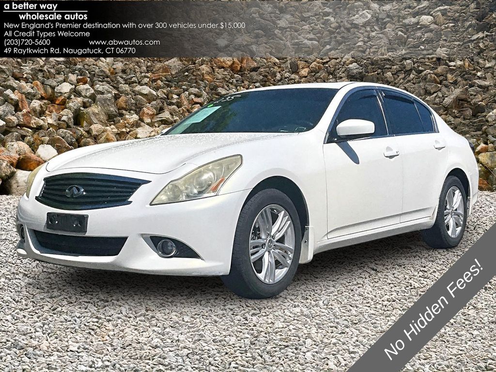 Moonlight White 2012 INFINITI G37 x Sedan AWD Sedan All-Wheel Drive 7-Speed Automatic