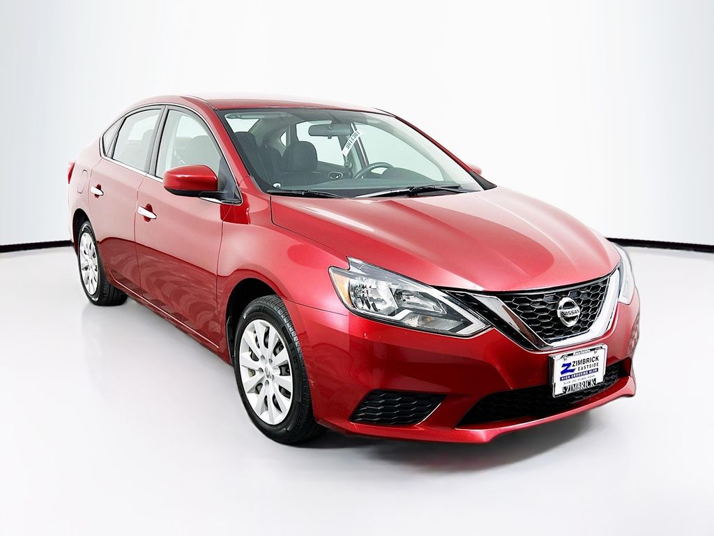 Cayenne Red Pearl Metallic 2017 Nissan Sentra SV Sedan Front-Wheel Drive Continuously Variable Transmission