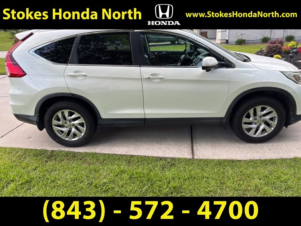 2015 Honda CR-V EX-L White at Stokes Honda North