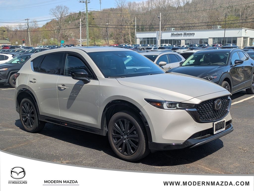 Gray (Platinum Quartz Metallic) 2024 Mazda CX-5 2.5 Turbo Premium AWD SUV / Crossover All-Wheel Drive 6-Speed Automatic