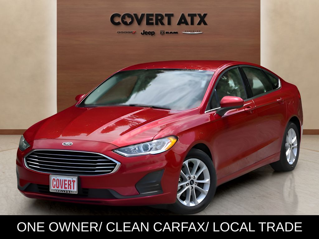 Red Metallic 2020 Ford Fusion Sedan Front-Wheel Drive 6-Speed Automatic