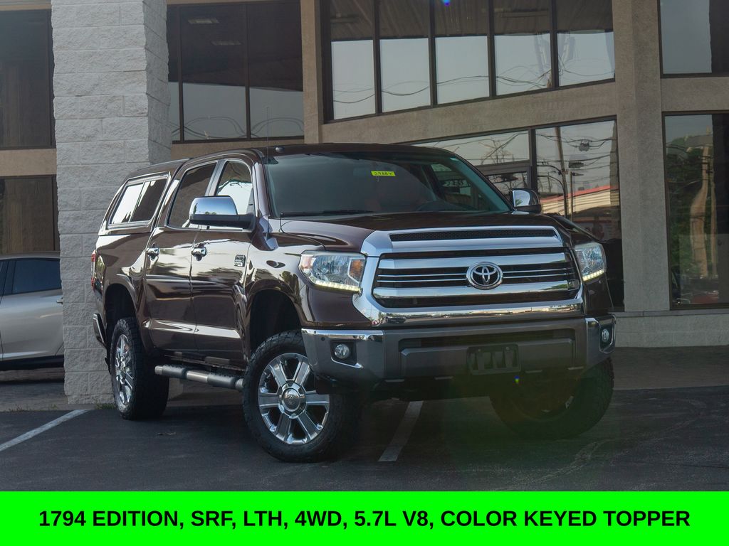 Sunset Bronze Mica 2016 Toyota Tundra Pickup Truck Four-Wheel Drive 6-Speed Automatic Overdrive