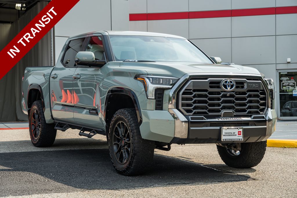 Lunar Rock 2024 Toyota Tundra Hybrid Pickup Truck Four-Wheel Drive Automatic