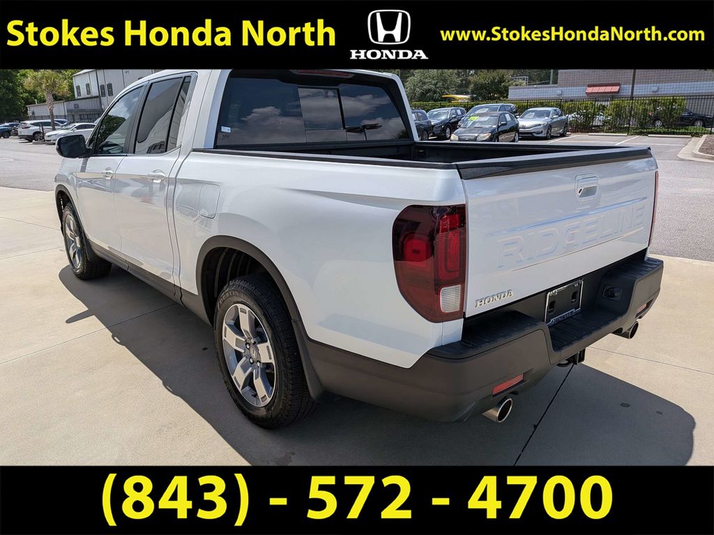 2025 Honda Ridgeline RTL White at Stokes Honda North