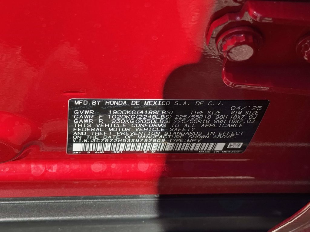 Used 2025 Honda HR-V SUV
