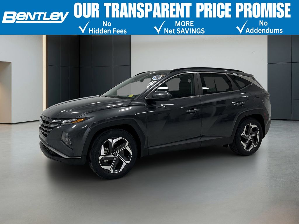 Portofino Gray 2022 Hyundai Tucson SEL FWD SUV / Crossover Front-Wheel Drive 8-Speed Automatic