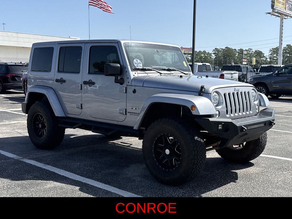 2017 Jeep Wrangler Unlimited Sahara Silver at Cook Ford