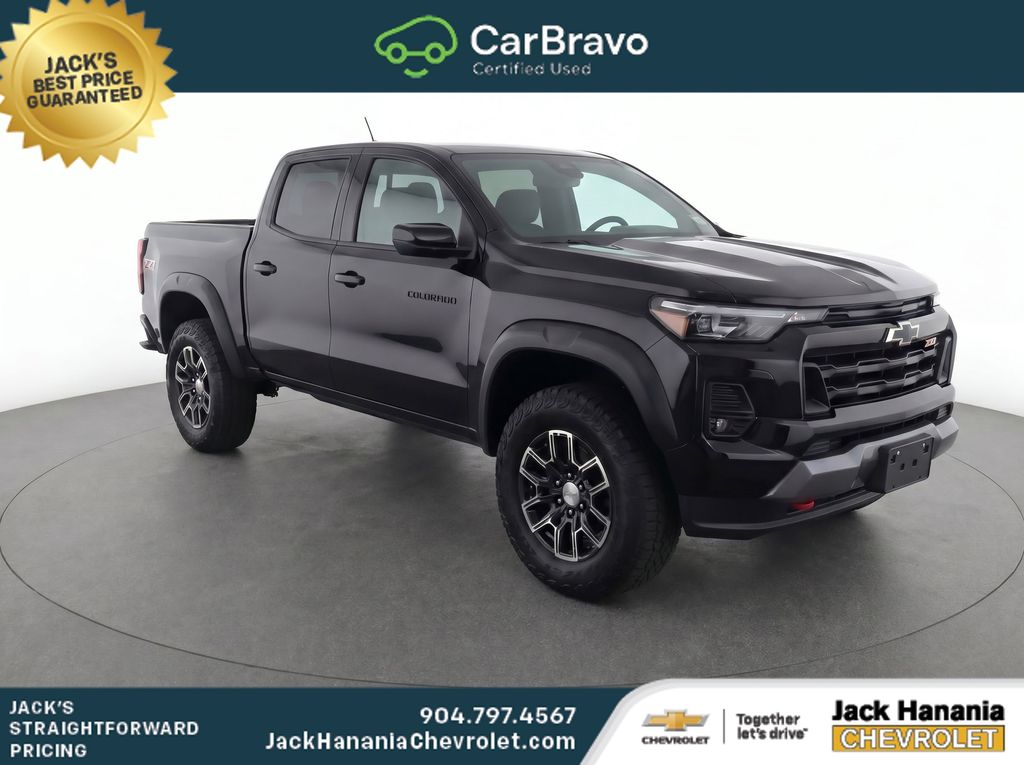 Black 2023 Chevrolet Colorado Pickup Truck Four-Wheel Drive 8-Speed Automatic