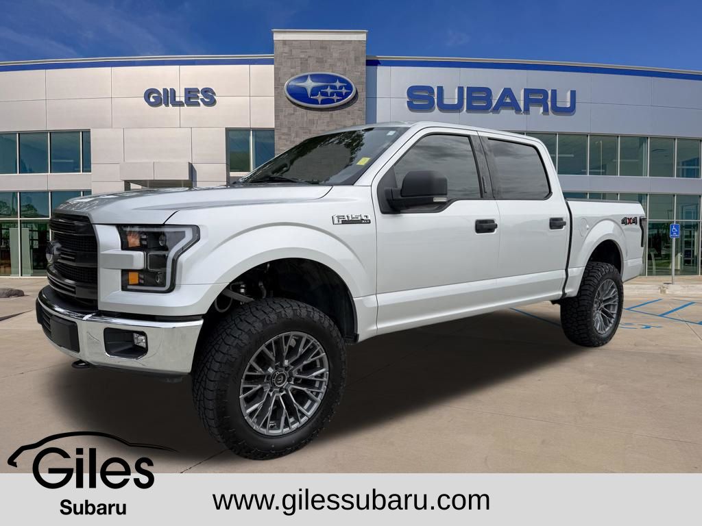 Ingot Silver Metallic 2017 Ford F-150 XLT SuperCrew 4WD Pickup Truck Four-Wheel Drive 6-Speed Automatic