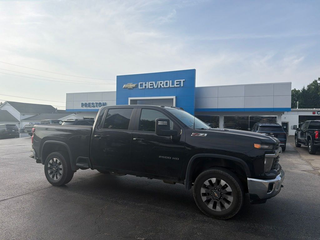 Black 2024 Chevrolet Silverado 2500HD Pickup Truck Four-Wheel Drive Automatic